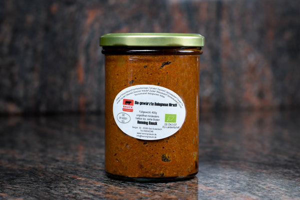 Bio Bolognese Hirsch