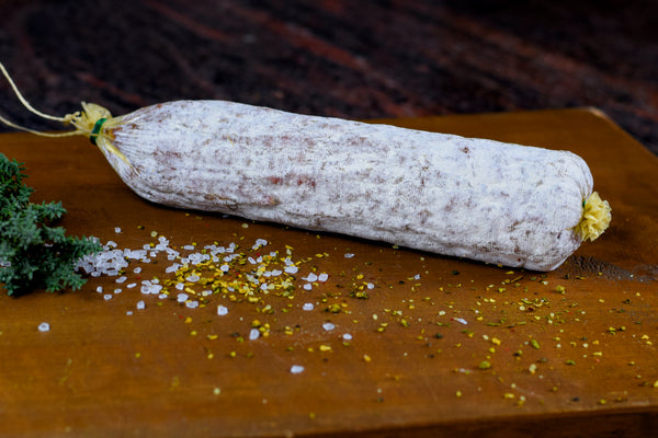 Organic fennel salami, air-dried from Bentheimer Landschwein