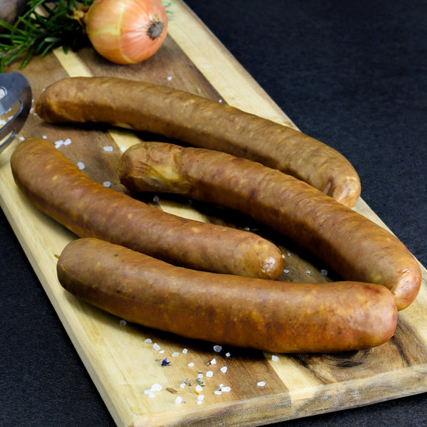 Organic cheese sausage