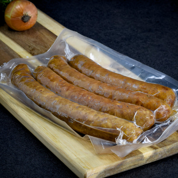 Organic cheese sausage