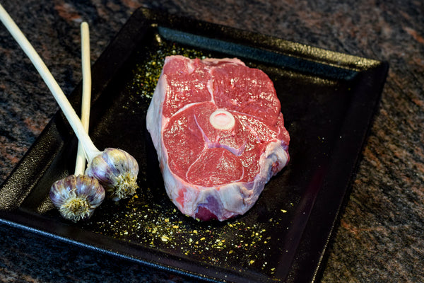 Organic leg of lamb steak