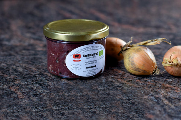 Organic black pudding