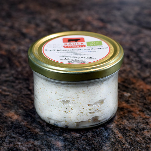 Organic cracklings with onions